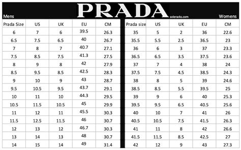 Prada size in inches